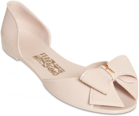 ferragamo rubber flats