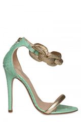 Giambattista Valli 120mm Python & Chain Sandals