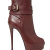 Giuseppe Zanotti 150mm Nappa Ankle Strap Low Boots in Brown (cognac) - Lyst