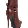 Giuseppe Zanotti 150mm Nappa Ankle Strap Low Boots in Brown (cognac) - Lyst