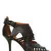 Givenchy 80mm Leather & Suede Cage Sandals in Black - Lyst