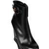 Jil Sander 110mm Calfskin Buckled Low Boot Wedges in Black - Lyst