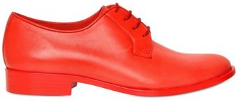 Jil Sander 25mm Derby Smooth Leather Lace-up Shoes - Lyst