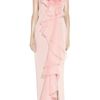 Notte By Marchesa Washedsilk and Silkorganza Strapless Gown in Pink - Lyst