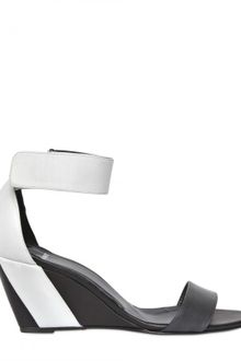 Pierre Hardy 70mm Leather Ankle Strap Sandal Wedges - Lyst