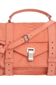 Proenza Schouler Ps1 Medium Python Suede - Lyst