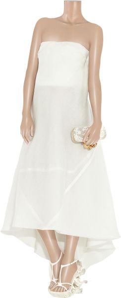 rick owens white gown