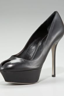 Sergio Rossi Peep-toe Platform Pump - Lyst