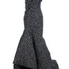 Oscar De La Renta Printed Silk Evening Dress in Blue - Lyst