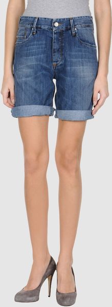 Seal Kay Denim Bermudas - Lyst