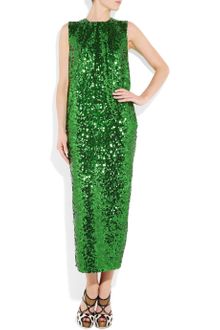 By Malene Birger Amukaji Sequined-Jersey Dress - Lyst
