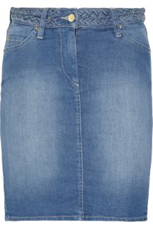 Isabel Marant Lea Stretch-Denim Skirt - Lyst