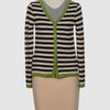 Siyu VNeck Cardigan in Green - Lyst