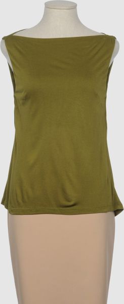 Siyu Sleeveless Tshirt in Green (grey) - Lyst