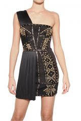 Versace Studded 3d Jersey Dress