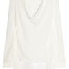 Vionnet SilkCrepe Top in White (ivory) - Lyst