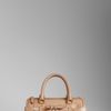 Burberry Medium Bridle Leather Bowling Bag in Brown (trench) - Lyst