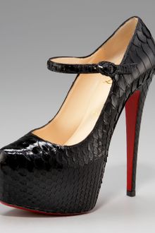 Christian Louboutin Lady Daf Python Mary Jane - Lyst