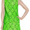 Christopher Kane Lasercut Neon Leather Top in Green - Lyst
