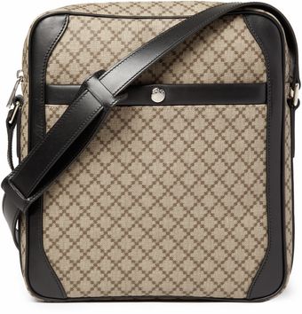 Gucci Diamond Canvas Messenger Bag - Lyst
