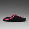 Juicy Couture Cuddly Slippers in Black Velvet/pop Pink in Pink (black & pop pink) - Lyst