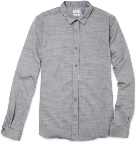 Paul Smith Cotton Chambray Oxford Shirt in Blue for Men (chambray) - Lyst