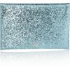 Anya Hindmarch Valorie Glitterfinish Leather Clutch in Blue - Lyst