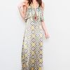 Blu Moon The Summer Lovin Maxi Dress in Yellow (mustard aztec) - Lyst
