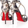 Christian Louboutin So F... 100 Python Sandals in Animal (brown) - Lyst