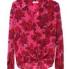 Equipment Daddy Tie Front In Floral Berry in Pink (floral) - Lyst