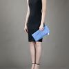 Fendi Fold Over Clutch in Blue