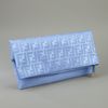 Fendi Fold Over Clutch in Blue