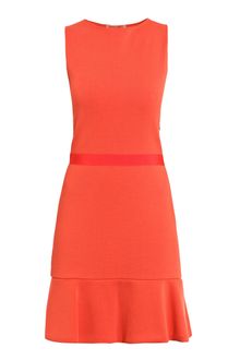 Giambattista Valli Orange Cotton-blend Dress - Lyst
