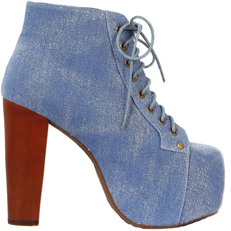 jeffrey campbell denim heels