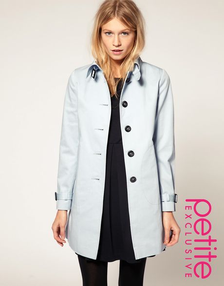 Asos Petite Exclusive Mac in Blue - Lyst