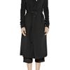 Rick Owens Belted Woolblend Coat in Black - Lyst