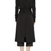 Rick Owens Belted Woolblend Coat in Black - Lyst