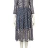 Topshop Parmaviolet Midi Shirt Dress in Blue - Lyst