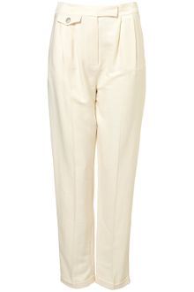 Topshop Contrast Button Trousers - Lyst