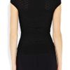 Versace Cutout Stretch Crochetknit Top in Black - Lyst