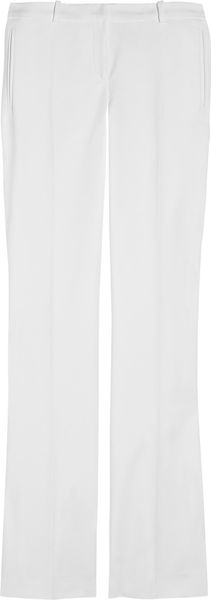Versace Stretch-cotton Straight-leg Pants - Lyst