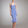 Zac Posen Silk Halter Dress in Purple - Lyst