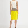 Carolina Herrera Colorblock Dress in Yellow - Lyst
