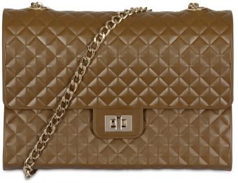 Designinverso Quilted Pvc Shoulder Bag - Lyst
