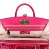 Desmo Sara Pony Print Leather Top Handle in Pink (fuchsia) - Lyst