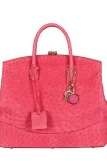 Desmo Sara Textured Leather Top Handle - Lyst