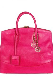 Desmo Sara Textured Leather Top Handle - Lyst