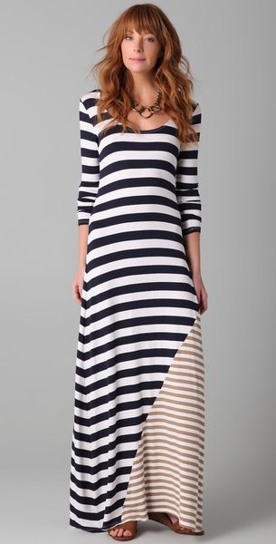  Chelsea Striped Maxi Dress 