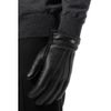 Gucci Classic Cashmerelined Leather Gloves in Black for Men - Lyst
