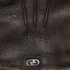 Gucci Classic Cashmerelined Leather Gloves in Brown for Men - Lyst